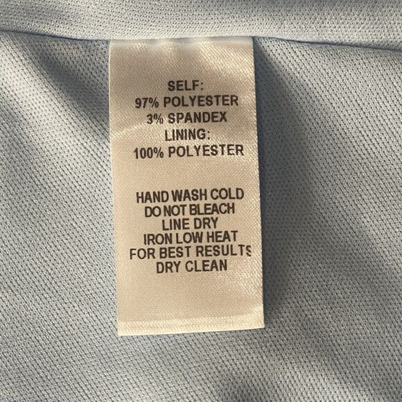 Lulus Small Skater Dress Call to Charms Racerback Apron Neckline Sleeveless Blue - Picture 8 of 8